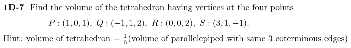 Problem 1D-7