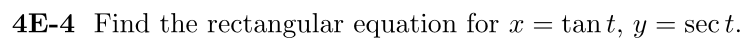 Problem 4E-4