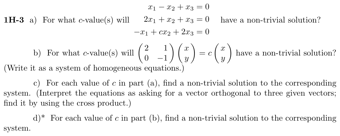 Problem 1H-3