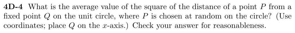 Problem 4D-4