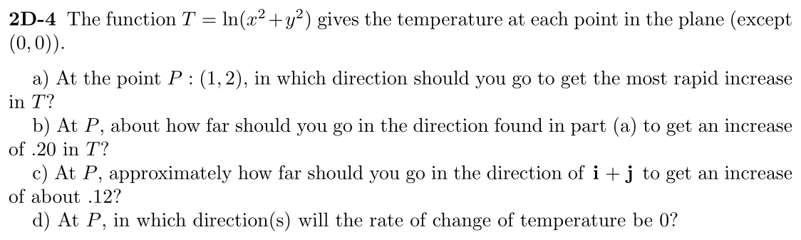 Problem 2D-4