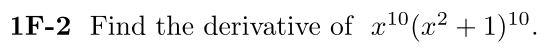 Problem 1F-2