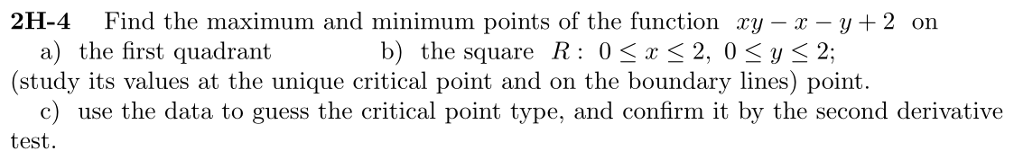 Problem 2H-4