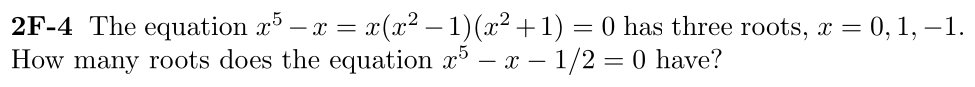 Problem 2F-4