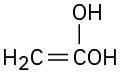 An alkene in which C 1 has two hydrogen atoms on it and C 2 is linked to two hydroxyl groups.