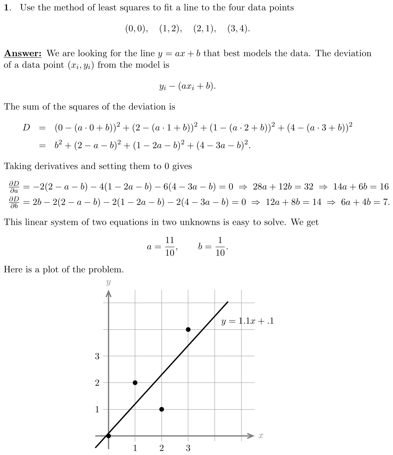 Answer 1