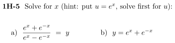 Problem 1H-5