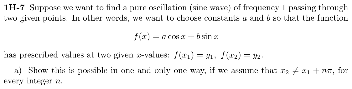 Problem 1H-7