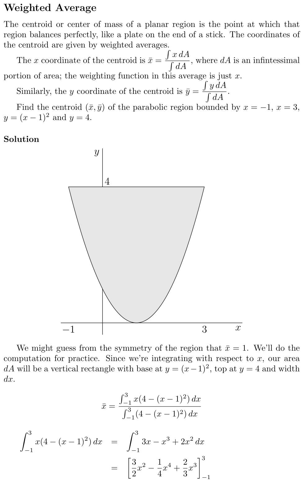 Answer Weighted Average