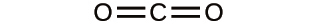 Figure A shows a carbon atom that forms two, separate double bonds with two oxygen atoms.