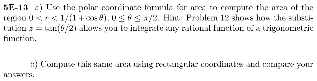 Problem 5E-13