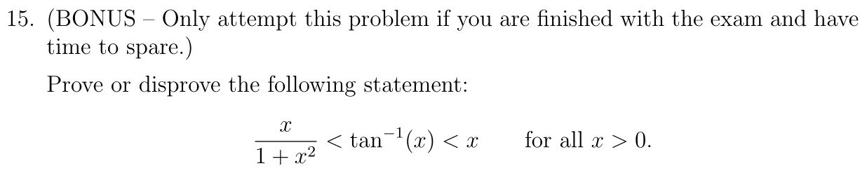 Problem 15.