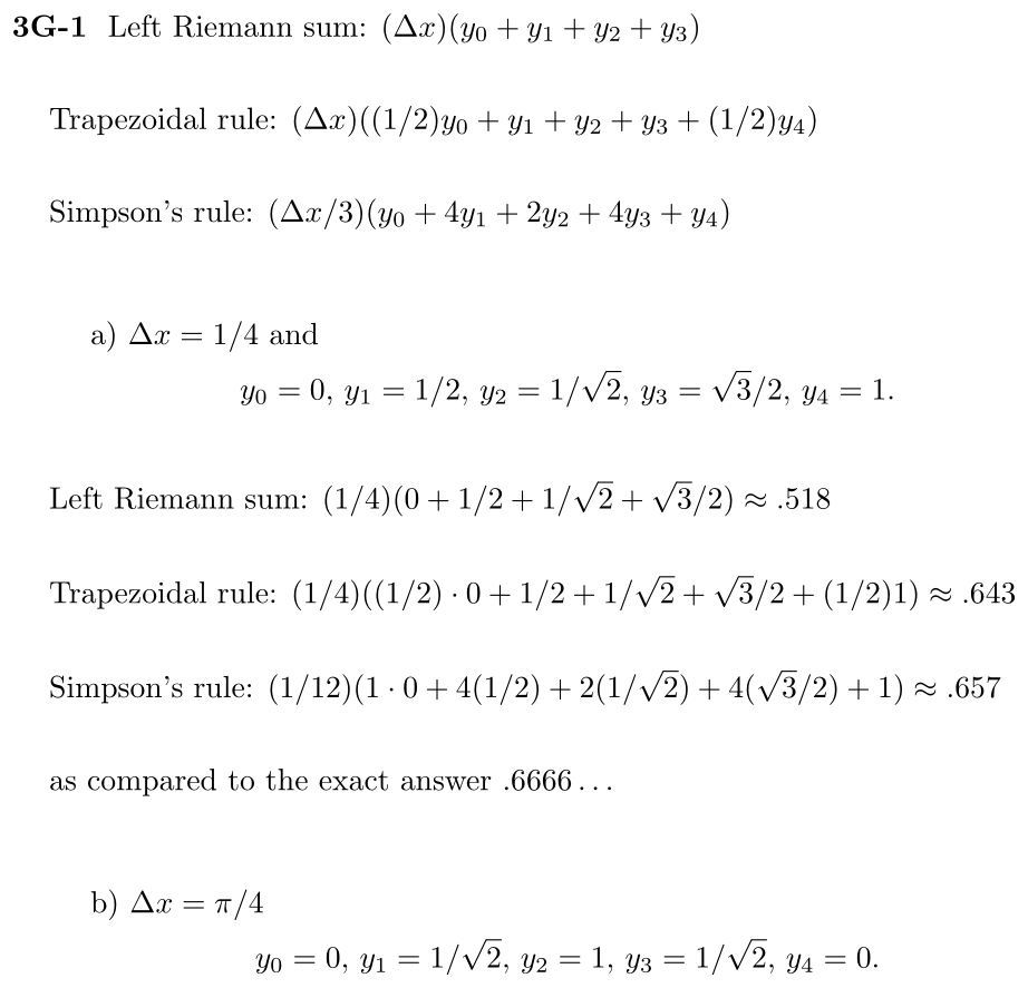 Answer 3G-1