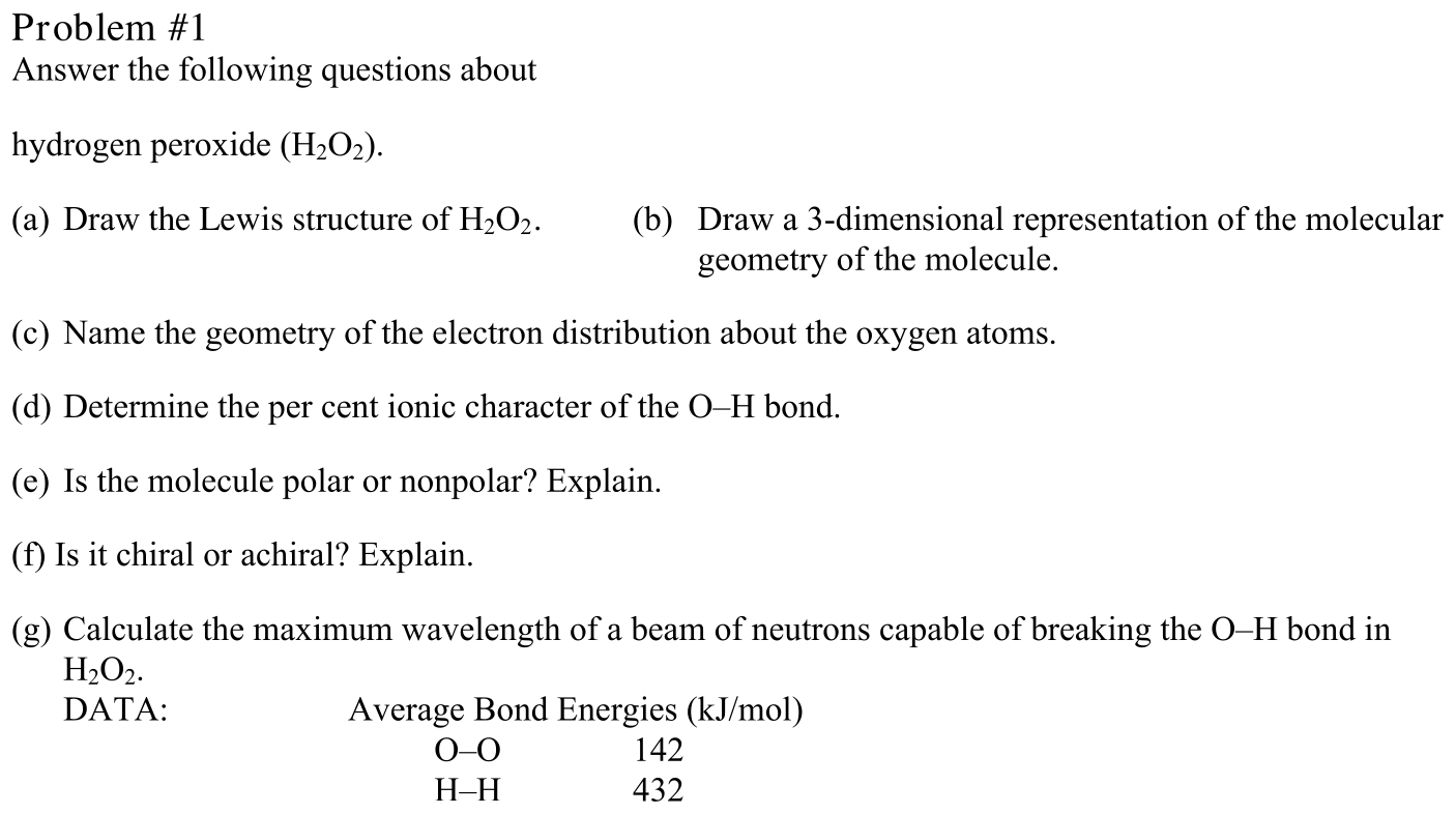 Problem Problem #1