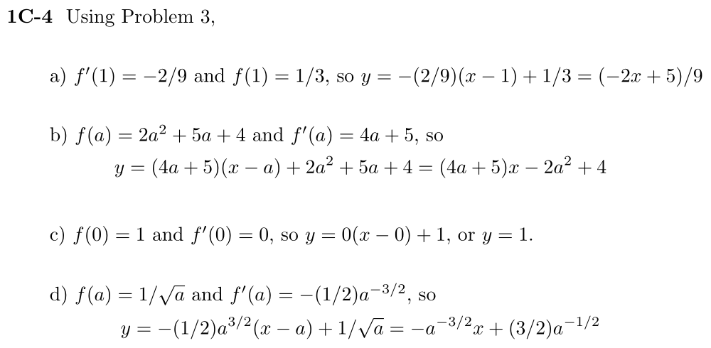 Answer 1C-4