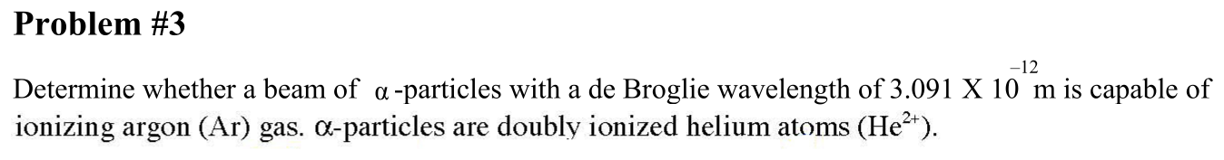 Problem Problem #3