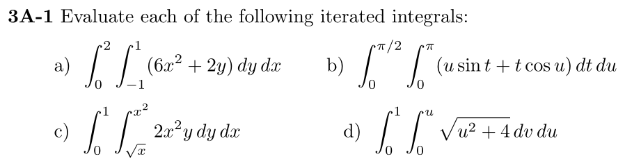Problem 3A-1