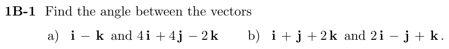 Problem 1B-1
