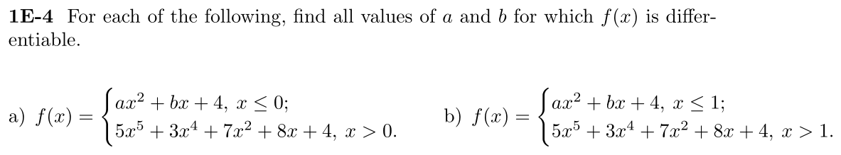 Problem 1E-4