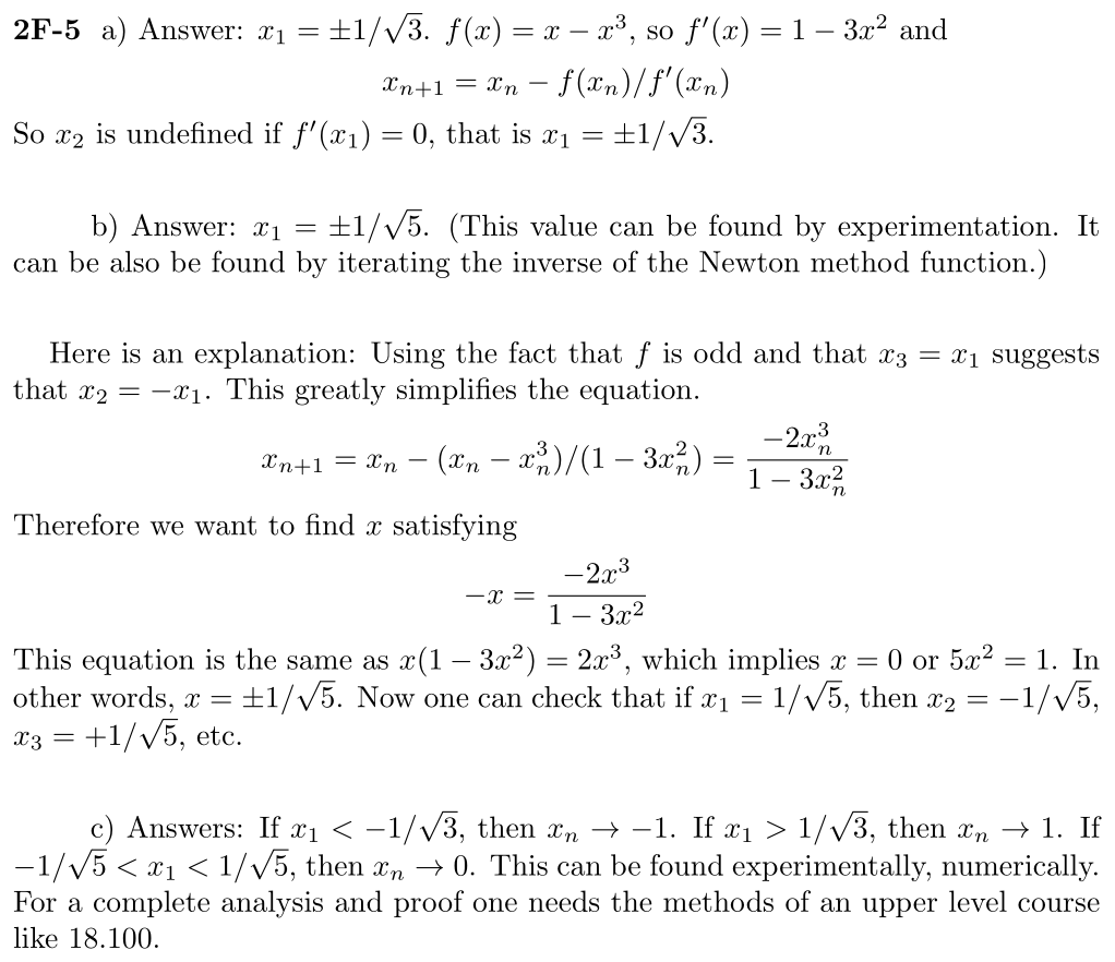 Answer 2F-5