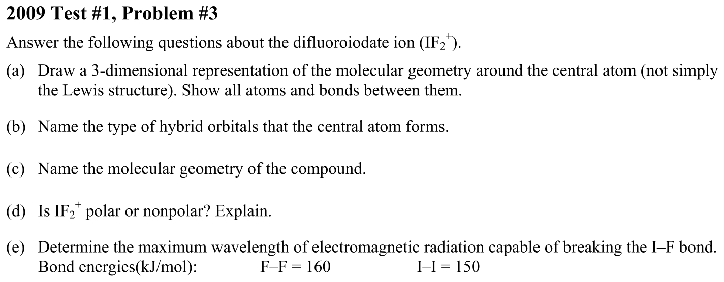 Problem 2009 Test #1, Problem #3