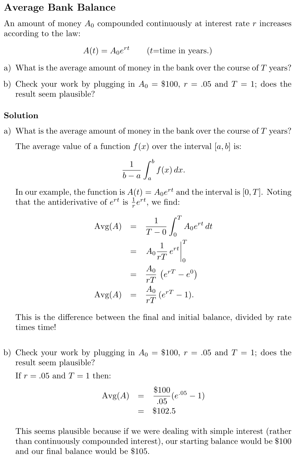 Answer Average Bank Balance