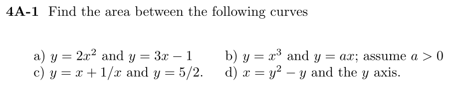 Problem 4A-1