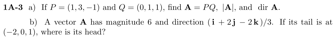 Problem 1A-3