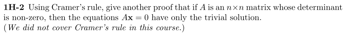Problem 1H-2