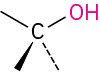 The general structure of alcohol.