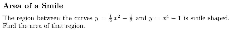 Problem Area of a Smile