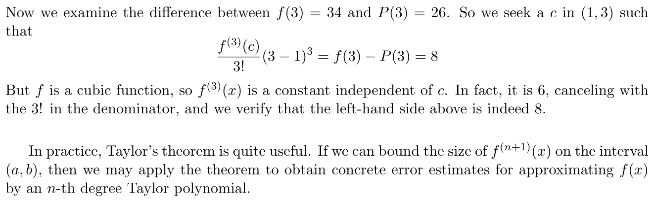 Answer Generalizing the Mean Value Theorem – Taylor’s theorem