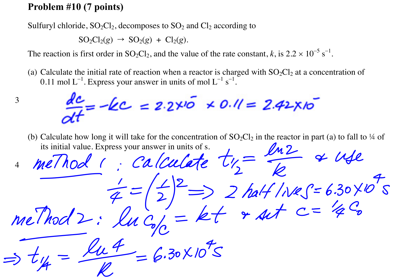 Answer 2007 Final Exam, Problem #11