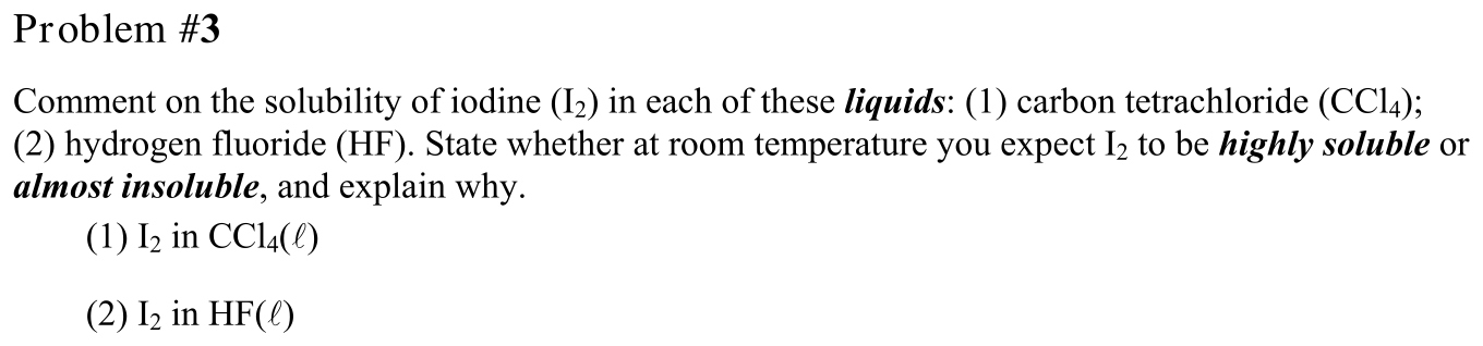 Problem Problem #3