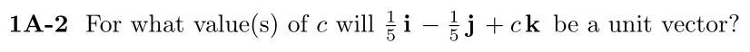 Problem 1A-2