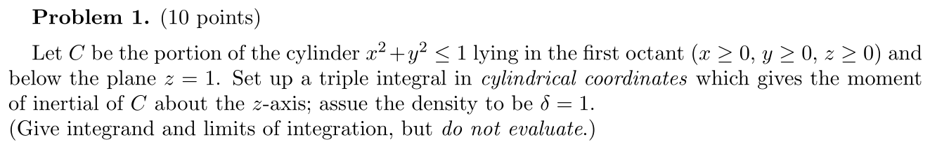 Problem 1