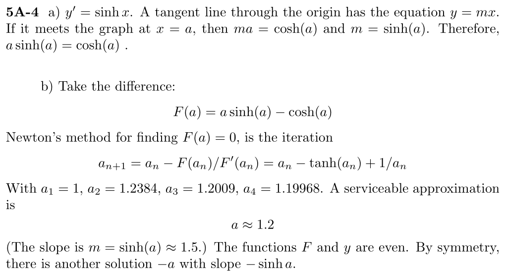 Answer 5A-4