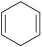 In a cyclohexane ring, C 1 is double bonded to C 2. C 4 is double bonded to C 5.