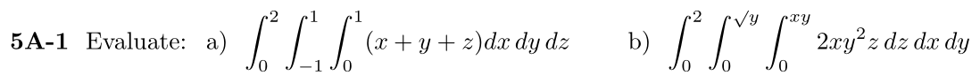 Problem 5A-1