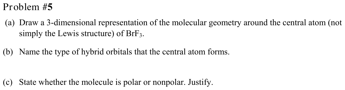 Problem Problem #5