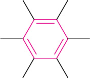 The general structure of arene.