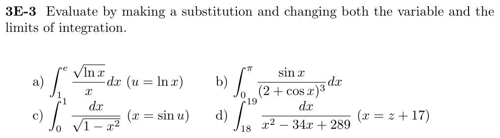 Problem 3E-3