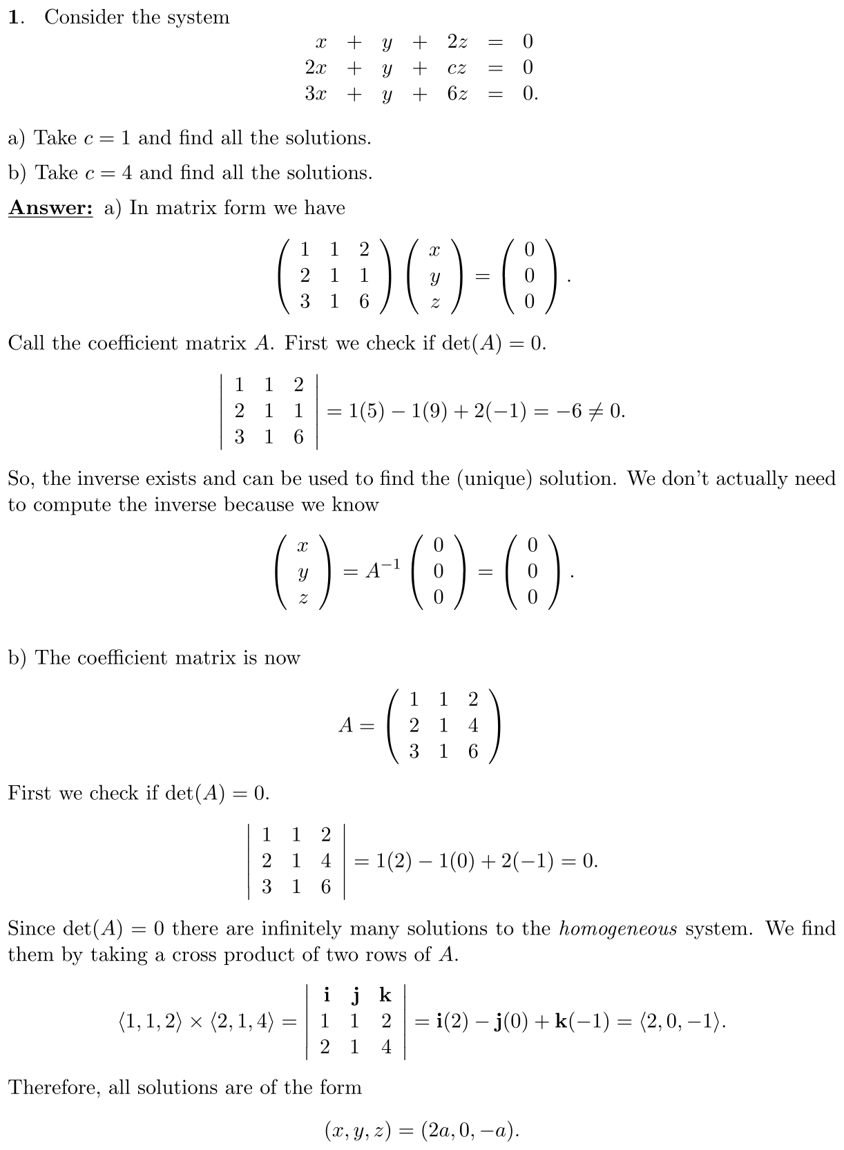 Answer 1