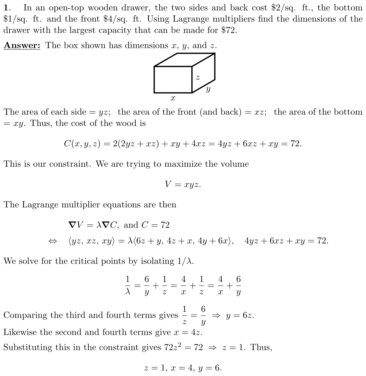 Answer 1
