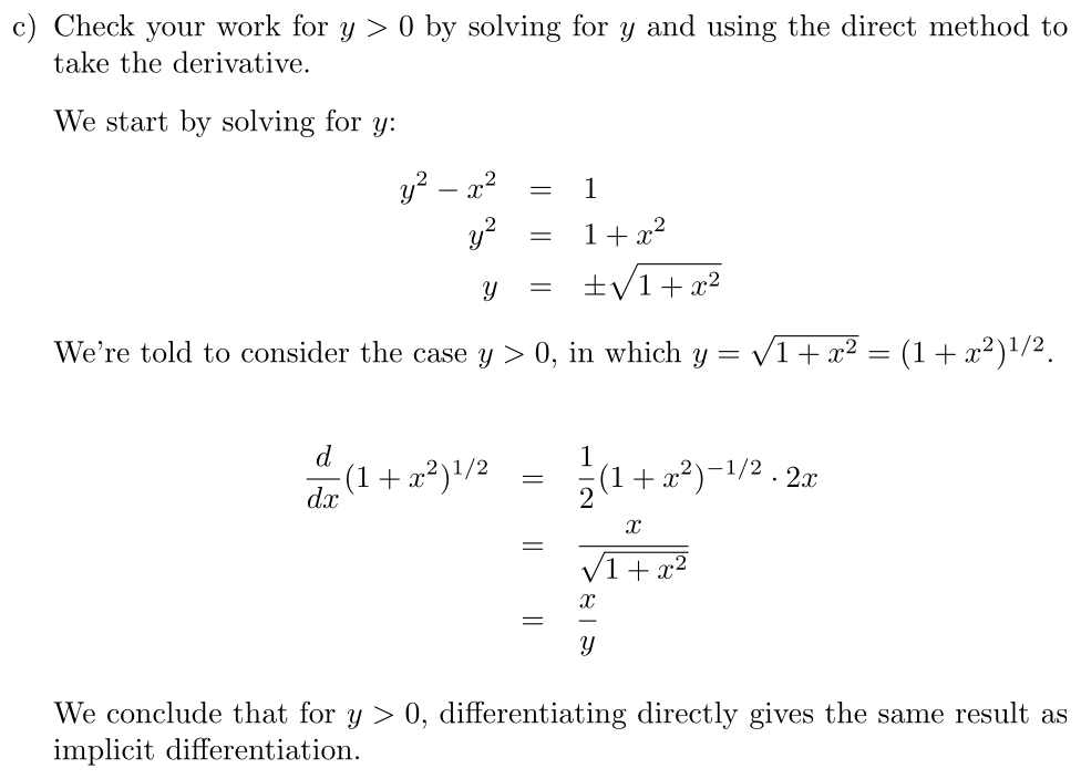 Answer Implicit Differentiation and the Chain Rule