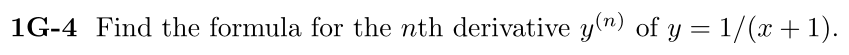 Problem 1G-4