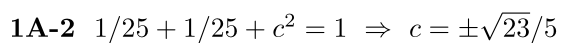 Answer 1A-2