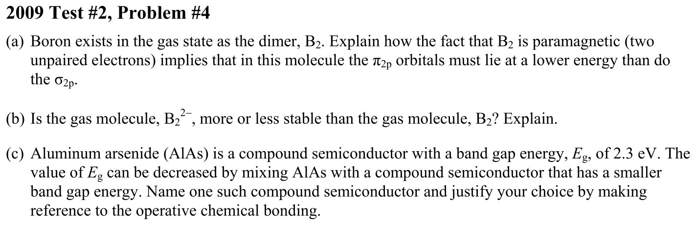 Problem 2009 Test #2, Problem #4
