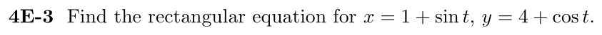 Problem 4E-3