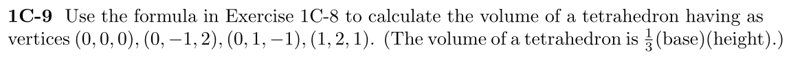 Problem 1C-9